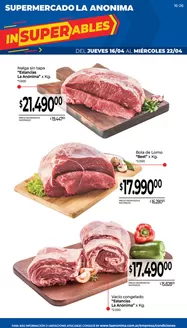 Catálogo La Anonima | Frescos | 2026-04-16T00:00:00.000Z - 2026-04-22T00:00:00.000Z