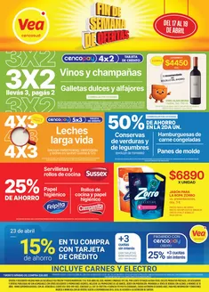 Catálogo Supermercados Vea en Floresta | Oferta fin de semana | 2026-04-17T00:00:00.000Z - 2026-04-23T00:00:00.000Z