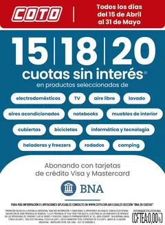 Catálogo Coto | Coto Afiche Web B N A | 2026-04-15T00:00:00.000Z - 2026-05-31T00:00:00.000Z