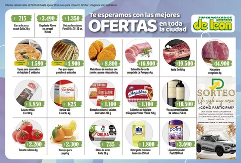 Catálogo Supermercado Tomas de Leon | Ofertas Supermercado Tomas de Leon | 2026-04-18T00:00:00.000Z - 2026-04-22T00:00:00.000Z