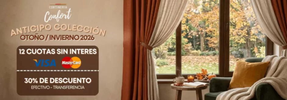 Catálogo Cortinería Confort en Buenos Aires | Promocion | 2026-04-20T00:00:00.000Z - 2026-05-06T00:00:00.000Z