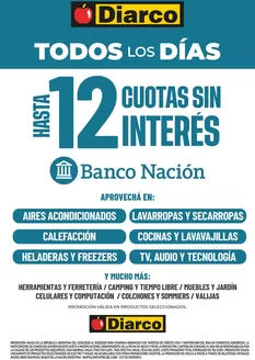 Catálogo Diarco | 12 CUOTAS NACIÓN | 2026-04-22T00:00:00.000Z - 2026-04-30T00:00:00.000Z