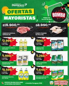 Catálogo Supermercados Damesco | Ofertas MAYORISTA 24 al 27 04 | 2026-04-24T00:00:00.000Z - 2026-04-27T00:00:00.000Z