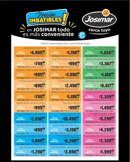 Catálogo Josimar | Ofertas Josimar | 2026-05-02T00:00:00.000Z - 2026-05-28T00:00:00.000Z