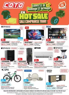 Catálogo Coto en Morón | Coto Afiche Electro Hot Sale Motivo | 2026-05-11T00:00:00.000Z - 2026-05-17T00:00:00.000Z