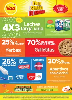 Catálogo Supermercados Vea | Ofertas fin de semana Chubut | 2026-05-14T00:00:00.000Z - 2026-05-17T00:00:00.000Z