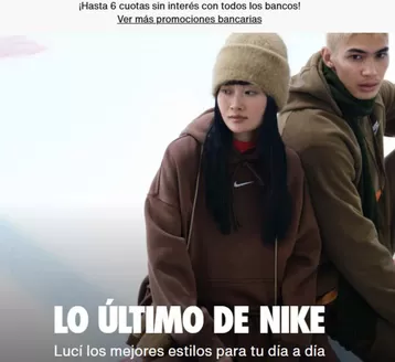 Catálogo Nike | 6 cuotas sin interes | 2026-05-20T00:00:00.000Z - 2026-05-31T00:00:00.000Z