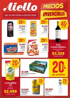 Catálogo Supermercados Aiello en Villa Rosa | Ofertas Supermercados Aiello | 2026-05-22T00:00:00.000Z - 2026-05-28T00:00:00.000Z