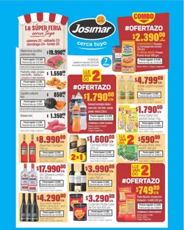 Catálogo Josimar en Villa Rosa | Descubre ofertas atractivas | 2026-05-22T00:00:00.000Z - 2026-05-28T00:00:00.000Z