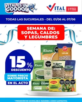 Catálogo Supermayorista Vital | ¡Ahorrá | 2026-06-01T00:00:00.000Z - 2026-06-07T00:00:00.000Z