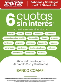 Catálogo Coto | Coto Afiche Web Banco Comafi | 2026-06-01T00:00:00.000Z - 2026-06-30T00:00:00.000Z