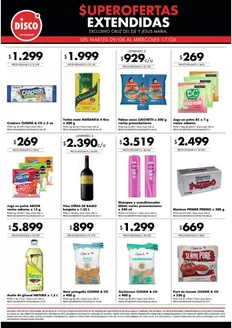 Catálogo Disco | Superofertas extendidas - Cruz del Eje y Jesus Maria | 2026-06-09T00:00:00.000Z - 2026-06-17T00:00:00.000Z