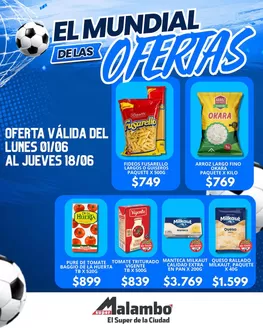 Catálogo Supermercados Malambo | Excelente oferta para todos los clientes | 2026-06-01T00:00:00.000Z - 2026-06-18T00:00:00.000Z