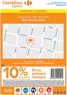 Catálogo Carrefour Express | Carrefour Express Pueyrredon 1307 Banfield | 2026-06-12T00:00:00.000Z - 2026-07-12T00:00:00.000Z