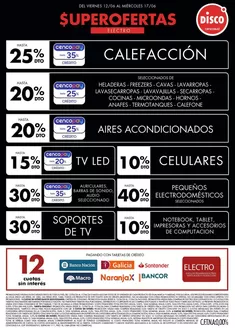Catálogo Disco | Ofertas | Electro, T. Libre y más | 2026-06-12T00:00:00.000Z - 2026-06-17T00:00:00.000Z