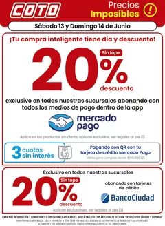 Catálogo Coto | Coto Afiche Descuento | 2026-06-13T00:00:00.000Z - 2026-06-14T00:00:00.000Z