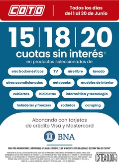 Catálogo Coto | Coto Afiche Web B N A | 2026-06-01T00:00:00.000Z - 2026-06-30T00:00:00.000Z