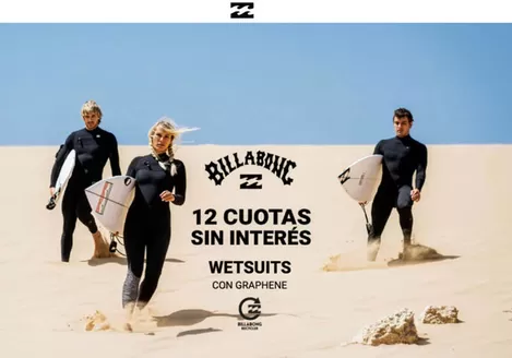 Catálogo Billabong | Promocion! 12 cuotas sin interes | 2026-06-16T00:00:00.000Z - 2026-06-30T00:00:00.000Z