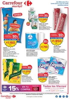 Catálogo Carrefour Market en Ezpeleta | Market Paraná y Concordia | 2026-06-17T00:00:00.000Z - 2026-06-22T00:00:00.000Z