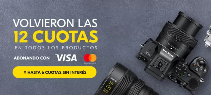Catálogo Nikon | 12 cuotas sin interes! | 2026-06-17T00:00:00.000Z - 2026-06-30T00:00:00.000Z