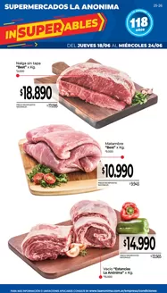 Catálogo La Anonima en Centenario | Frescos | 2026-06-18T00:00:00.000Z - 2026-06-24T00:00:00.000Z