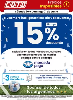Catálogo Coto | Coto Afiche Descuento | 2026-06-20T00:00:00.000Z - 2026-06-21T00:00:00.000Z