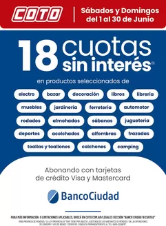 Catálogo Coto | Coto Afiche Web Banco Ciudad | 2026-06-01T00:00:00.000Z - 2026-06-30T00:00:00.000Z