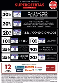 Catálogo Disco | Ofertas | Electro, T. Libre y más | 2026-06-26T00:00:00.000Z - 2026-07-01T00:00:00.000Z