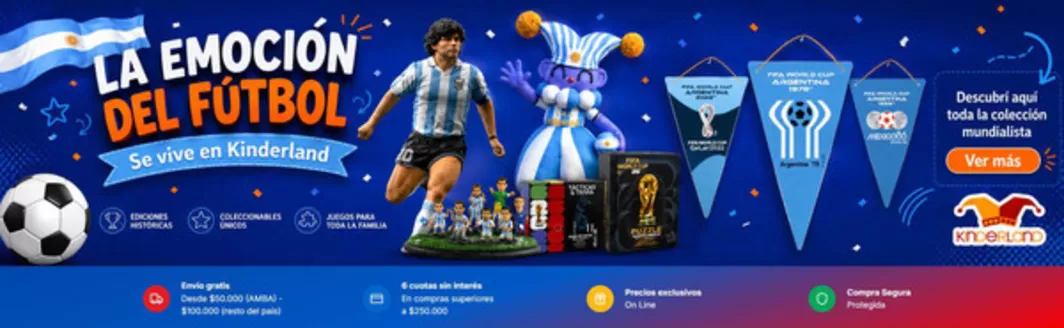 Catálogo Kinderland | La emocion del futbol! | 2026-06-26T00:00:00.000Z - 2026-07-08T00:00:00.000Z