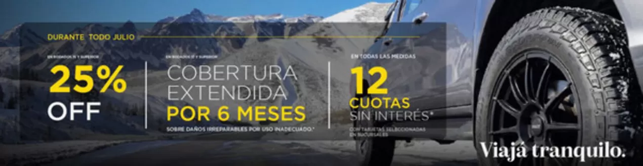 Catálogo Alvarez Neumáticos | Promociones! | 2026-07-03T00:00:00.000Z - 2026-07-31T00:00:00.000Z