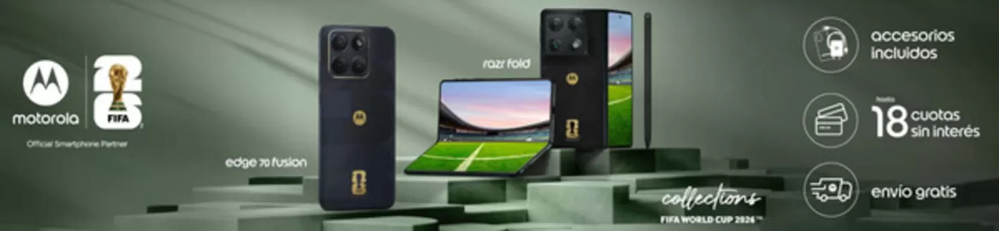 Catálogo Motorola en Cañada de Gómez | Promocion! 18 cuotas sin interes | 2026-07-03T00:00:00.000Z - 2026-07-22T00:00:00.000Z
