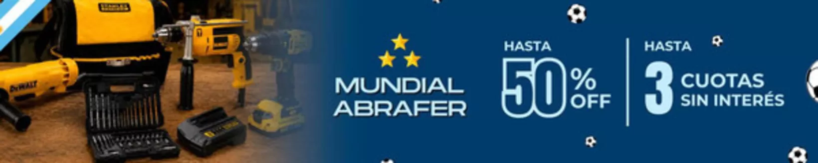 Catálogo Abrafer | Promocion! Hasta 50% off | 2026-07-03T00:00:00.000Z - 2026-07-23T00:00:00.000Z