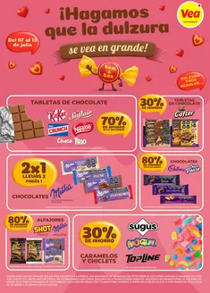 Catálogo Supermercados Vea | VOLANTE ESPECIAL DULZURA | 2026-07-07T00:00:00.000Z - 2026-07-13T00:00:00.000Z