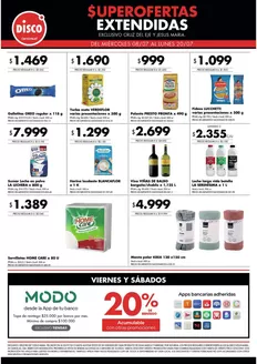 Catálogo Disco | Superofertas extendidas - Cruz del Eje y Jesus Maria | 2026-07-08T00:00:00.000Z - 2026-07-20T00:00:00.000Z