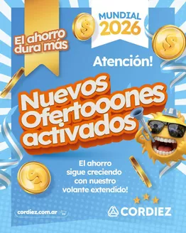 Catálogo Cordiez | Ofertas exclusivas para nuestros clientes | 2026-07-09T00:00:00.000Z - 2026-07-23T00:00:00.000Z