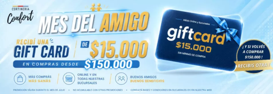 Catálogo Cortinería Confort en Córdoba | Promocion! | 2026-07-15T00:00:00.000Z - 2026-07-31T00:00:00.000Z