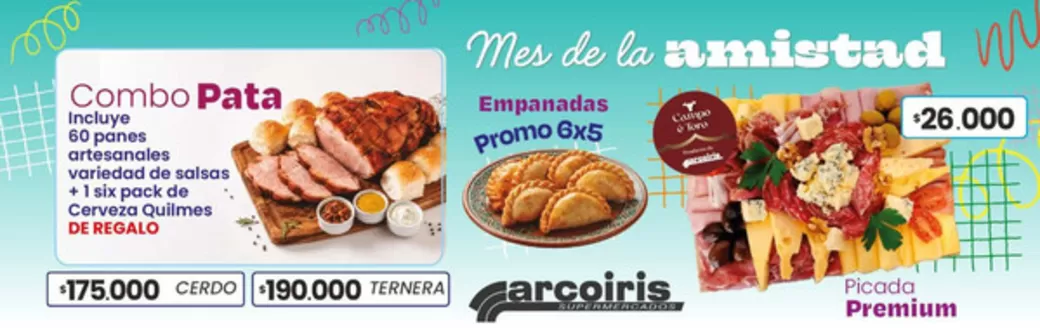 Catálogo Arcoiris Supermercados | Mes de la amistad! | 2026-07-21T00:00:00.000Z - 2026-07-31T00:00:00.000Z