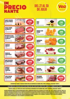 Catálogo Supermercados Vea en Ingenio Lastenía | Volante Semanal BA y Nea | 2026-07-27T00:00:00.000Z - 2026-07-30T00:00:00.000Z
