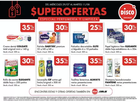Catálogo Disco | Especial Perfumería y Limpieza | 2026-07-30T00:00:00.000Z - 2026-08-11T00:00:00.000Z
