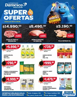 Catálogo Supermercados Damesco | Ofertas minoristas 30 al 5 08 | 2026-07-30T00:00:00.000Z - 2026-08-05T00:00:00.000Z
