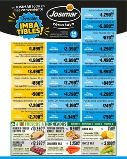 Catálogo Josimar | Excelente oferta para todos los clientes | 2026-07-31T00:00:00.000Z - 2026-08-13T00:00:00.000Z