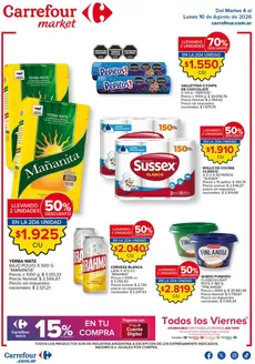 Catálogo Carrefour Market | Market Paraná Concordia | 2026-08-04T00:00:00.000Z - 2026-08-11T00:00:00.000Z