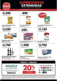 Catálogo Disco | Superofertas extendidas - Cruz del Eje y Jesus Maria | 2026-08-04T00:00:00.000Z - 2026-08-18T00:00:00.000Z