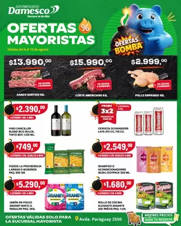 Catálogo Supermercados Damesco | Ofertas mayoristas 6 al 12 08 | 2026-08-06T00:00:00.000Z - 2026-08-12T00:00:00.000Z