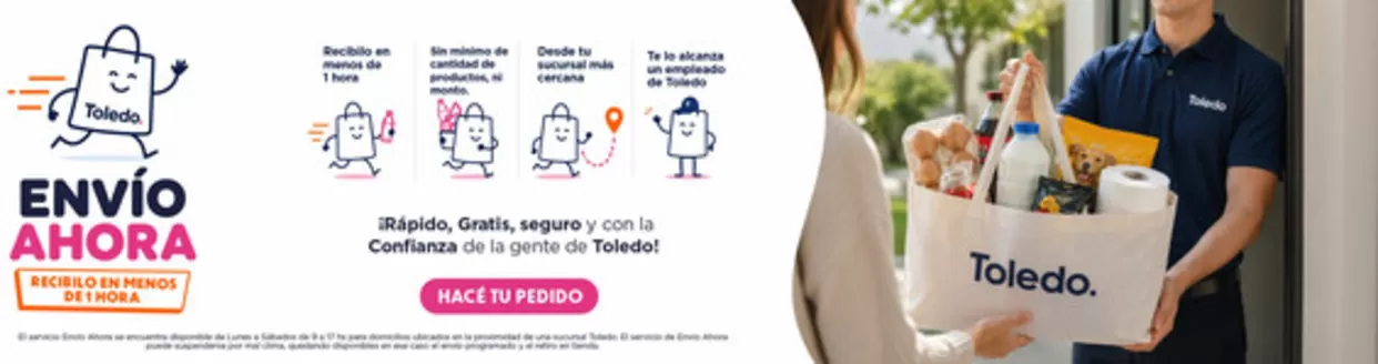 Catálogo Supermercados Toledo | Excelente oferta para todos los clientes | 2026-08-08T00:00:00.000Z - 2026-08-22T00:00:00.000Z