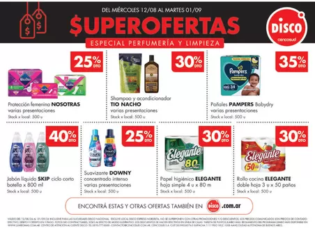 Catálogo Disco | Especial Perfumería y Limpieza | 2026-08-14T00:00:00.000Z - 2026-09-01T00:00:00.000Z