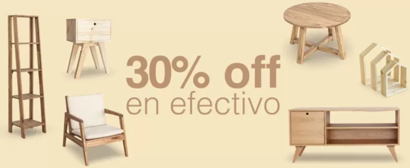 Catálogo La Tranquera Muebles | 30% off en efectivo | 2026-08-19T00:00:00.000Z - 2026-08-31T00:00:00.000Z
