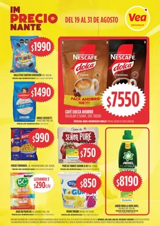 Catálogo Supermercados Vea | VOLANTE IMPRECIONANTE CUYO | 2026-08-18T00:00:00.000Z - 2026-08-31T00:00:00.000Z