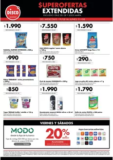 Catálogo Disco | Superofertas extendidas - Cruz del Eje y Jesus Maria | 2026-08-19T00:00:00.000Z - 2026-08-31T00:00:00.000Z