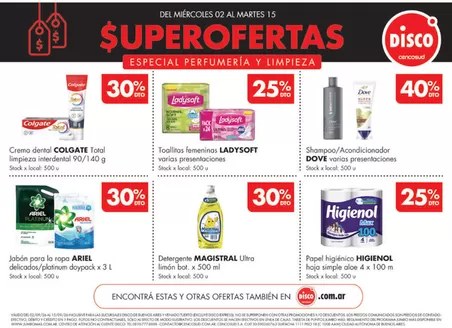 Catálogo Disco | Especial Perfumería y Limpieza | 2026-09-01T00:00:00.000Z - 2026-09-15T00:00:00.000Z